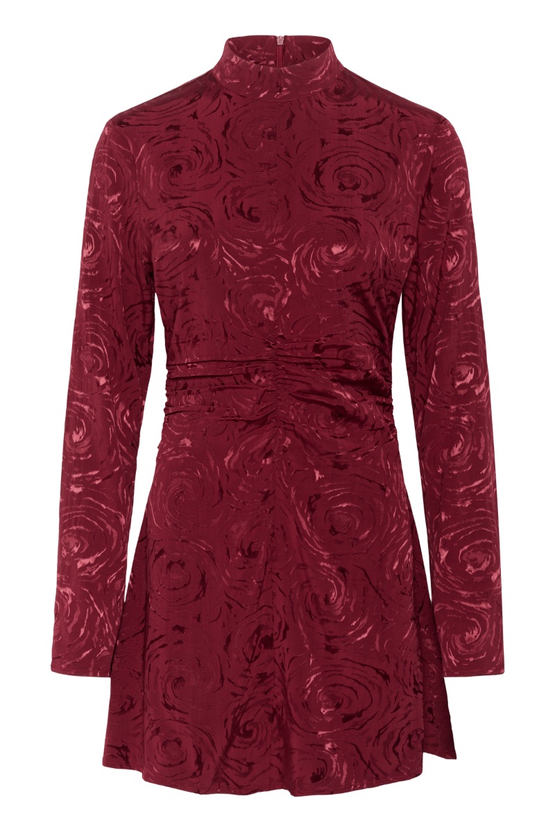 Gestuz - Rosia Kort Kjole - Elegant Bordeaux Design