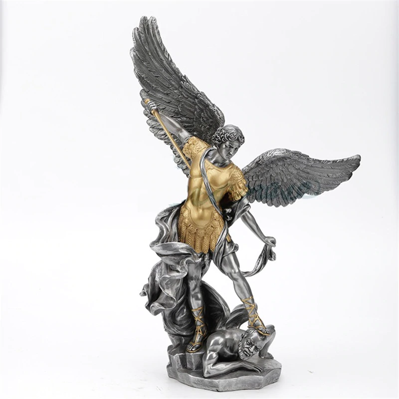 Sankt Michael Statue og Skulptur - Ærkeengel Dekoration