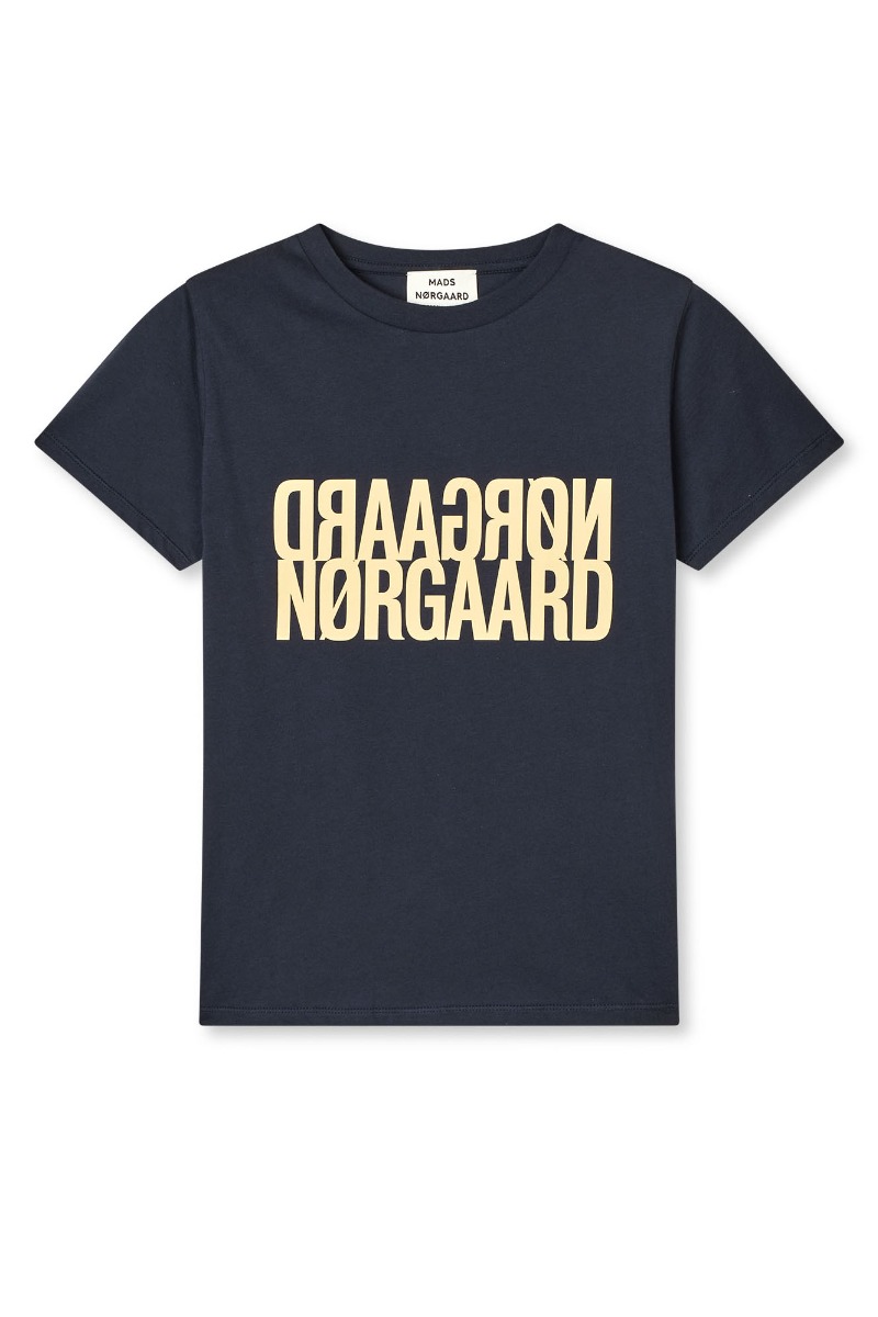 Mads Nørgaard T-shirt - Single Cotton Trenda P Tee - Parisian Night