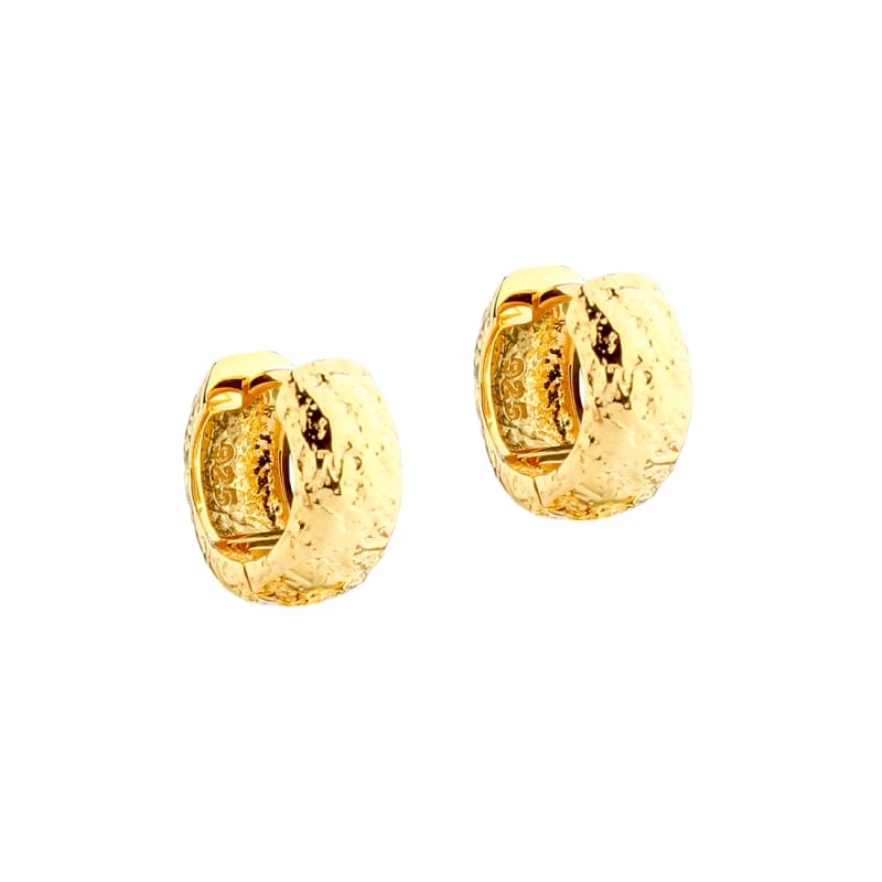 Kærlighed Mig Lille Øreringe - 100% Nikkelfri Gold Plated