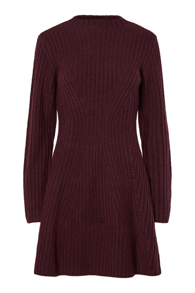 Yas - Dolly Knit Kjole - Port Royale - Elegant Design