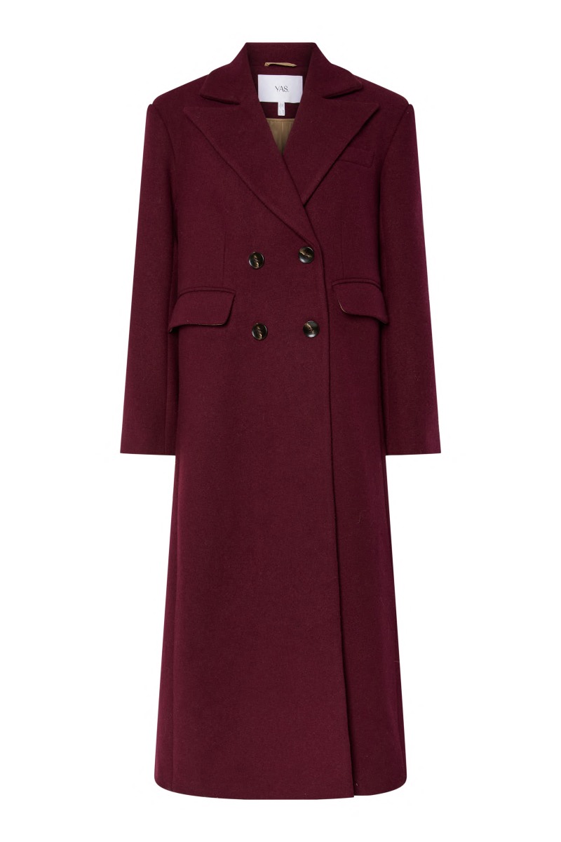 Yas - Jakke - Royla Ls Long Coat - Port Royale