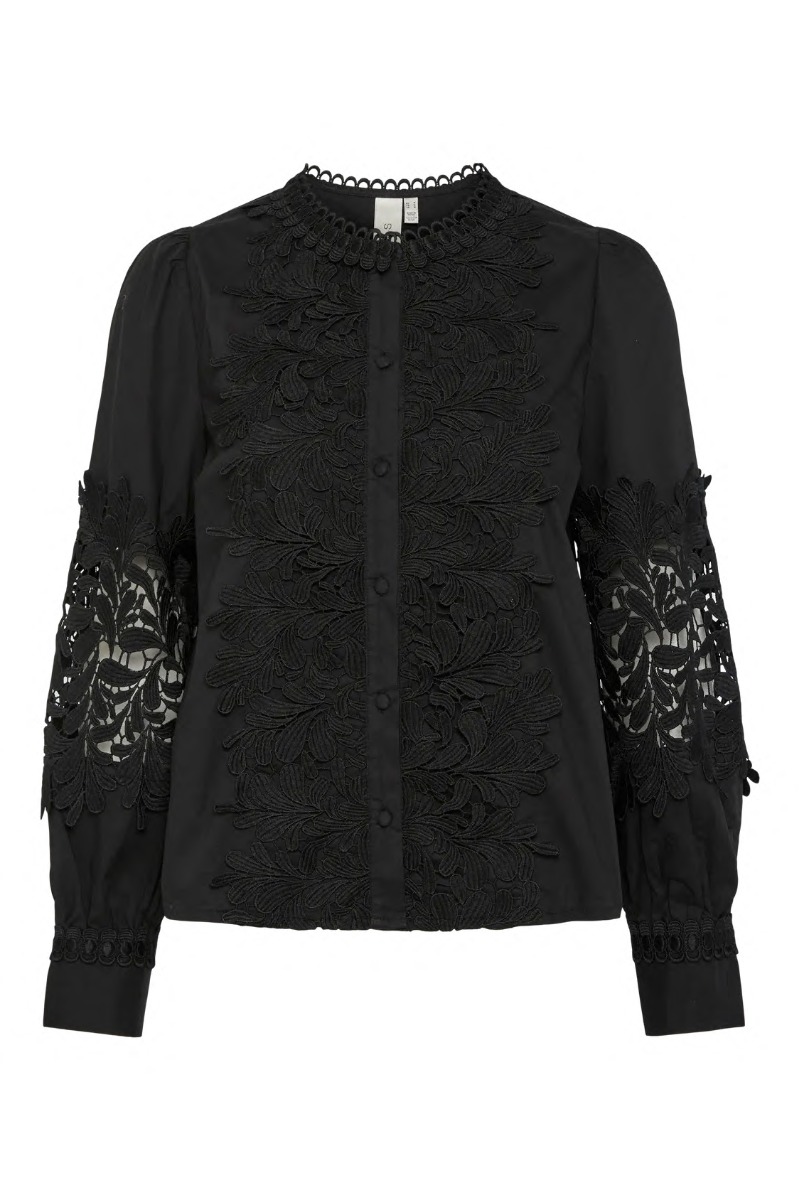 Yas - Skjorte - Yassemira Ls Shirt - Black