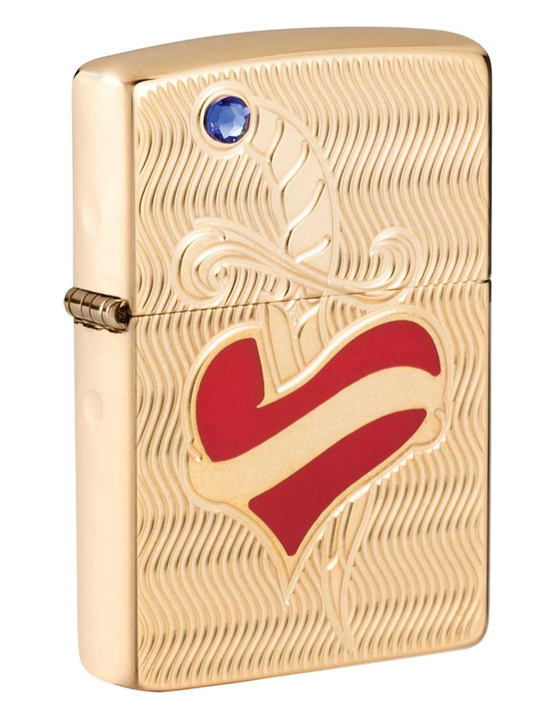 Zippo Lighter "Hartsword" Limited Edition med Swarovski Sten