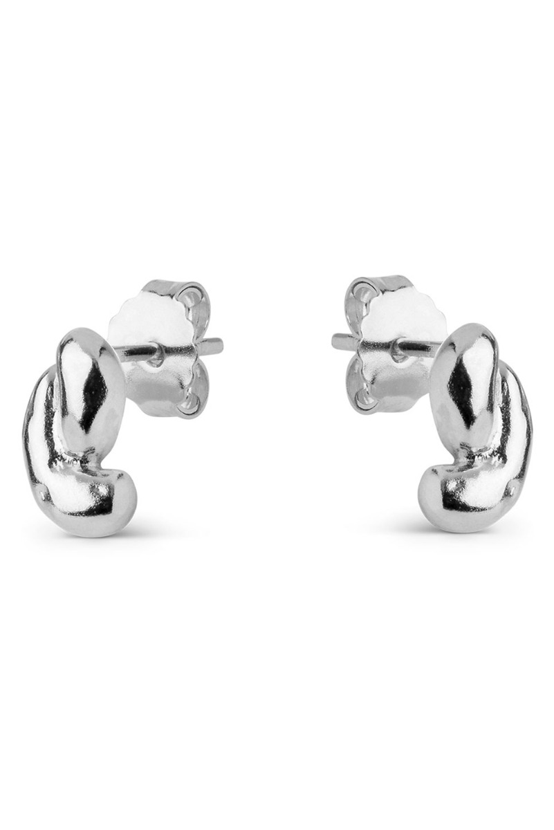 Enamel - Nari Stud øreringe i sølv - Nyhed!