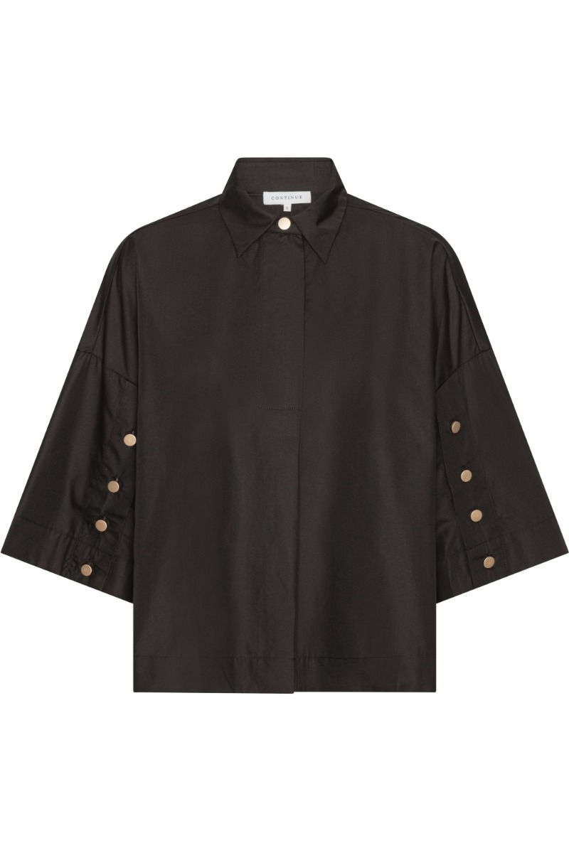 Continue - Bluse - Klara Shirt - Black Levering Start November