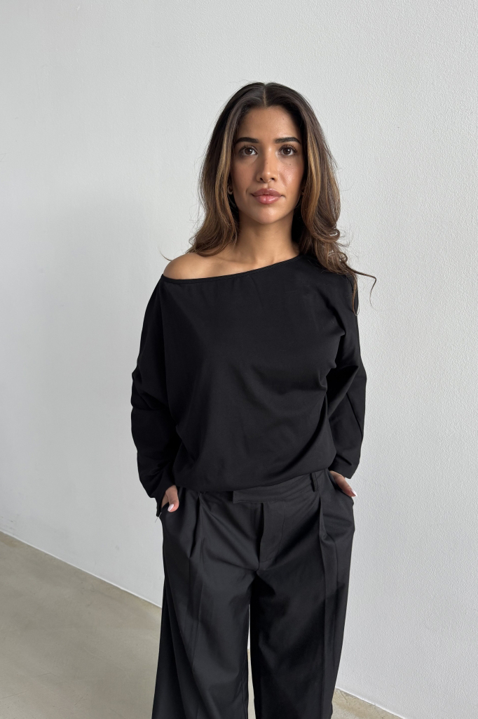 Continue - Bluse - Lauren - Black Levering Start November