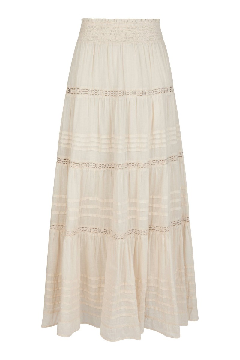 Neo Noir - Felicia S Voile Nederdel - Ivory Udsalg