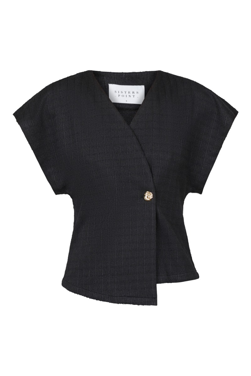 Sisters Point - Elegant Bluse - Evela-ve - Black Jewel Box