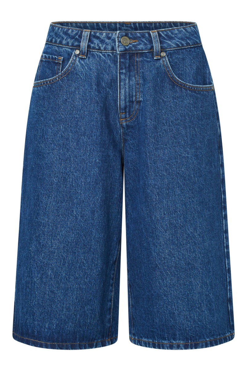 Sisters Point - Mørk Denim Shorts - Ofira-sho - Udsalg!
