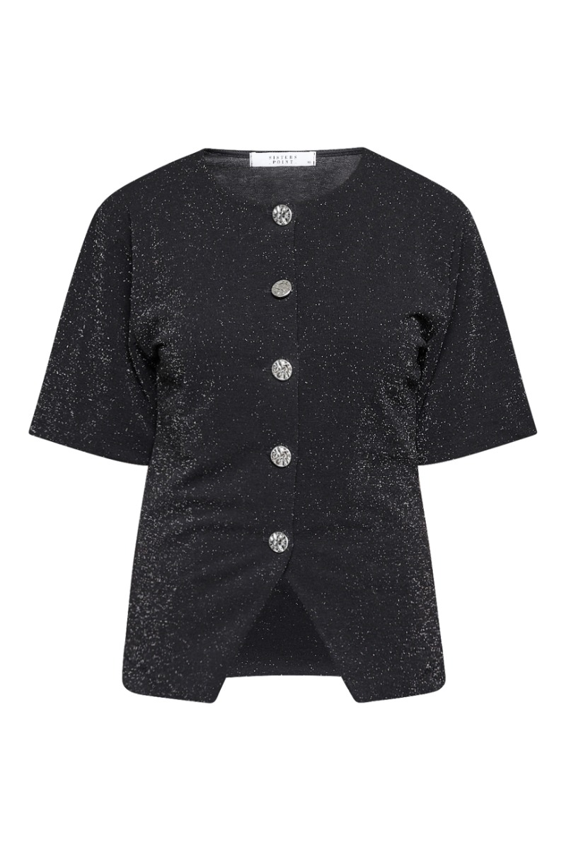Sisters Point - Bluse - Gova-top1 - Blacksilver