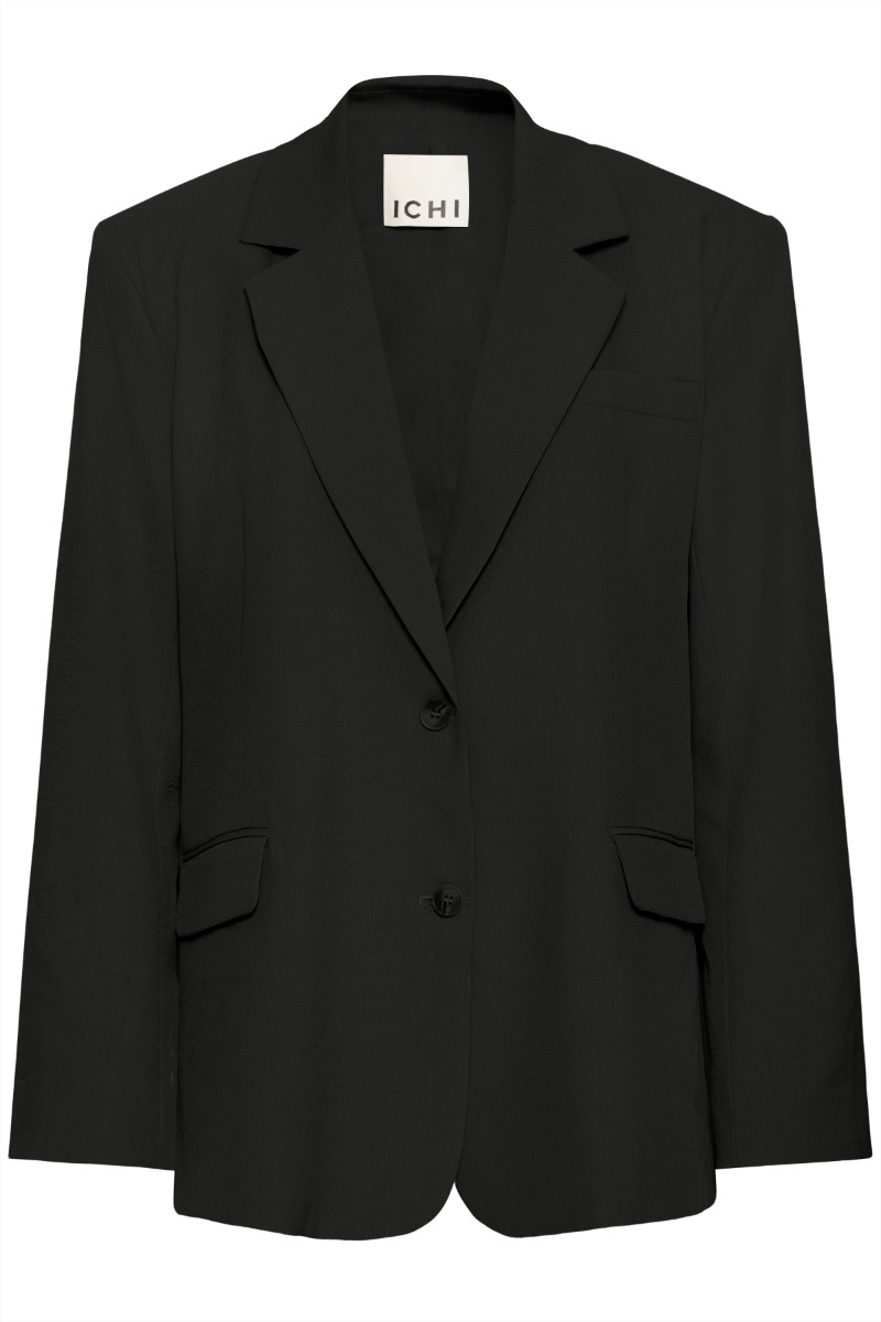 Ichi - Fava Oversize Bukser - Sort - Forudbestil nu!