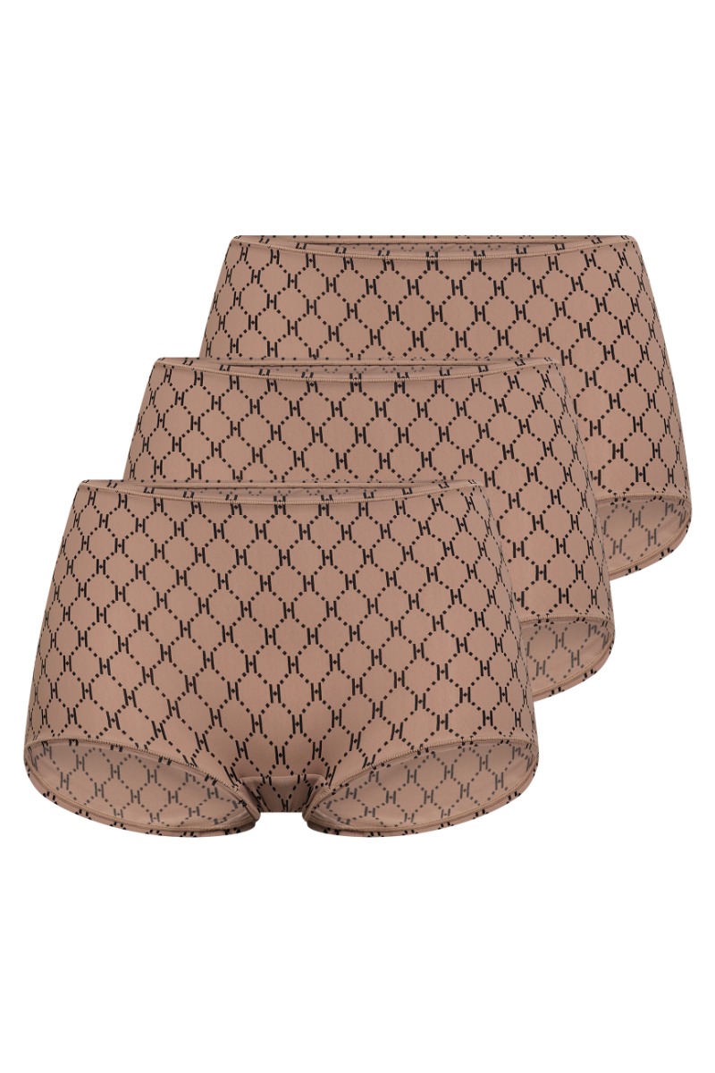 Hype The Detail - Undertøj - Brief Logo 3-pak - Brun