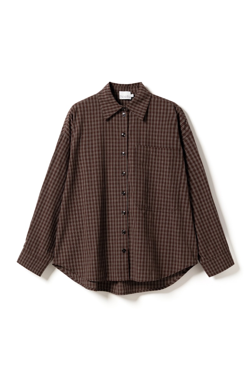 Noella - Ternet Bluse - Lisa Shirt Cari i Brun