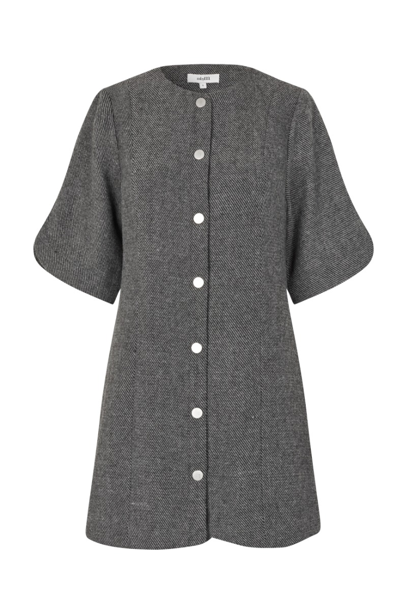 Mbym - Elegant Kjole - Baomino-m - Sort Twill