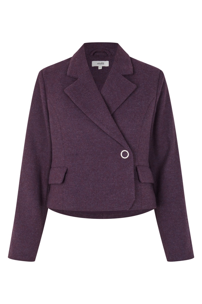 Mbym Blazer Iva-m Greystone - Elegant Stilmix til Hverdag
