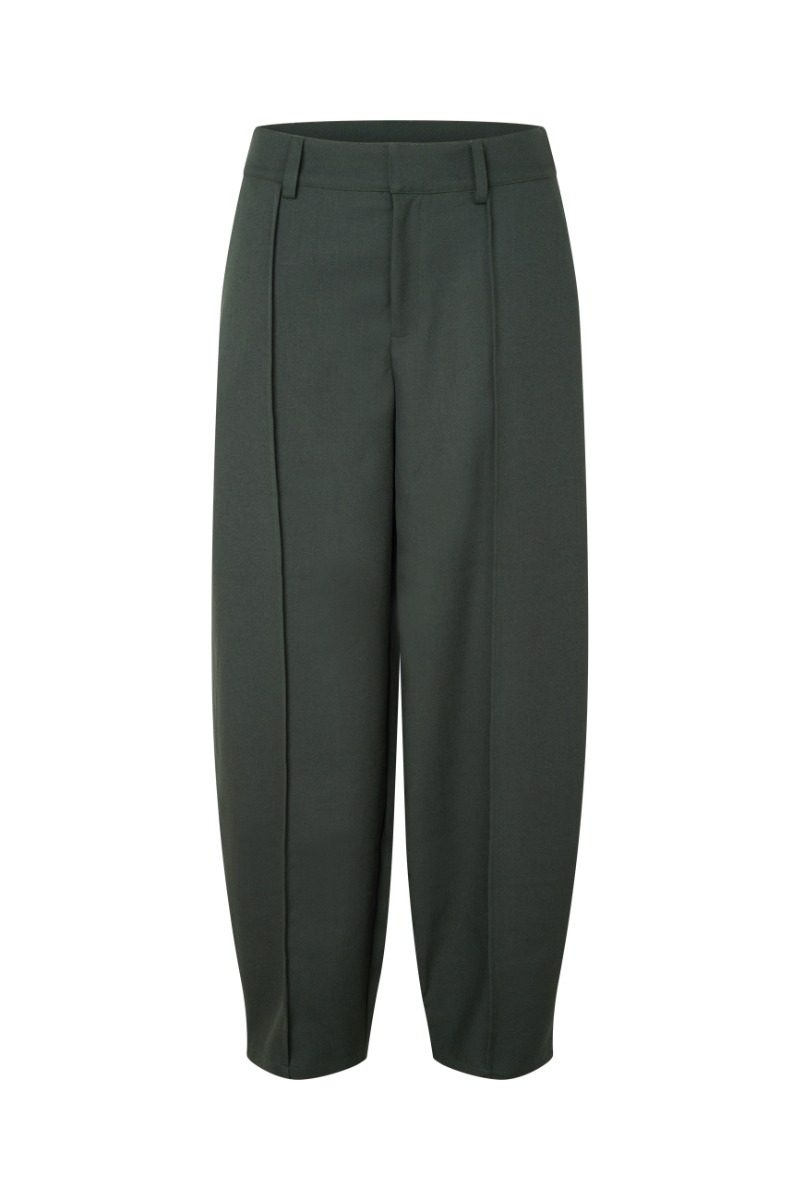 Mbym - Pija-m Bukser - Pine Green - Unik Design