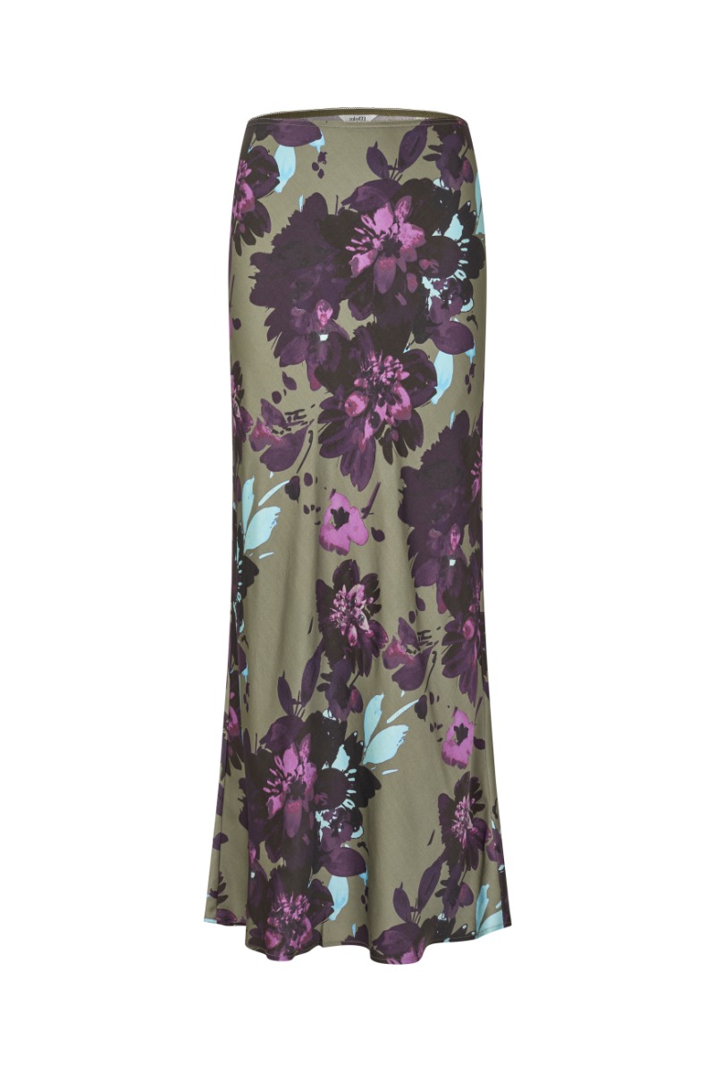 Mbym - Maxi Nederdel - Malira-m - Camellia Print på tilbud!