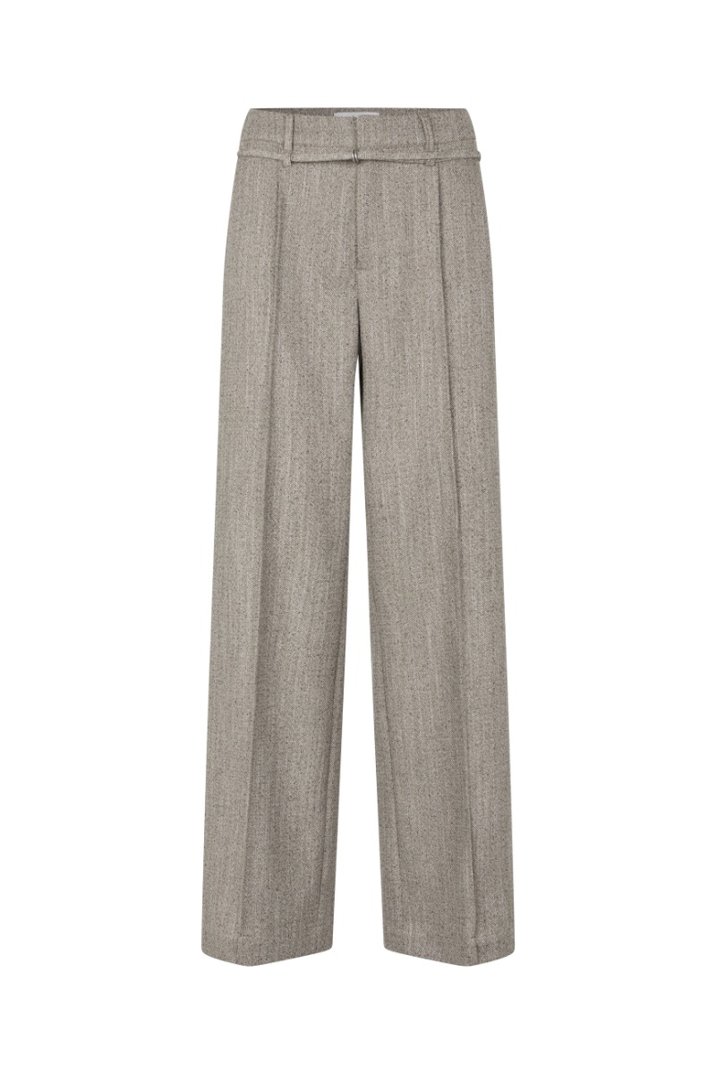 Mbym - Lækre Bukser - Kammia-m - Pepper Grey Melange