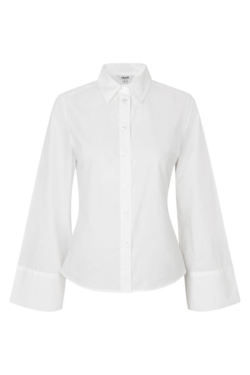 Mbym - Skjorte - Kaloni-m - Elegant Hvid Stil til Tilbud