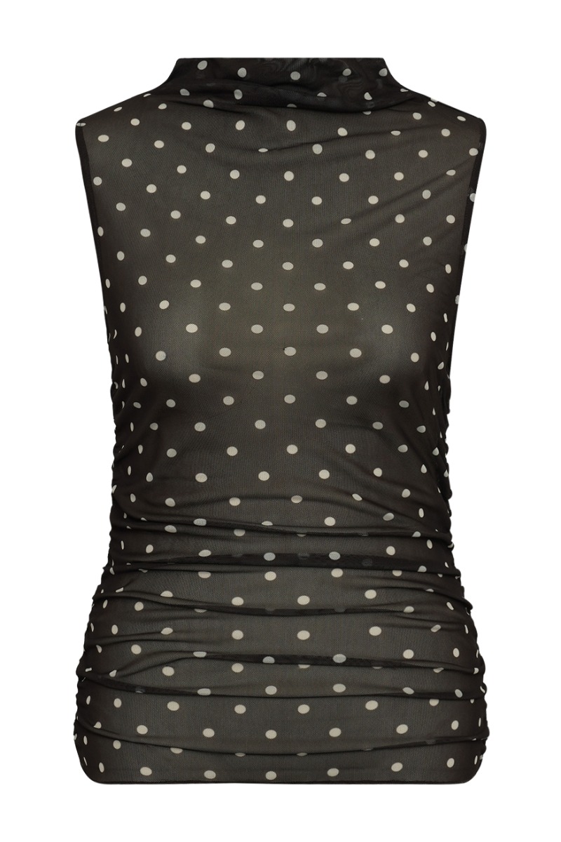 Mbym - Tætsiddende Top - Marceline-m - Java Dots 2025