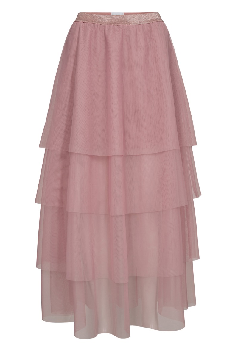 Nümph – Nuea Layer Skirt – Festlig Nederdel i Tyl