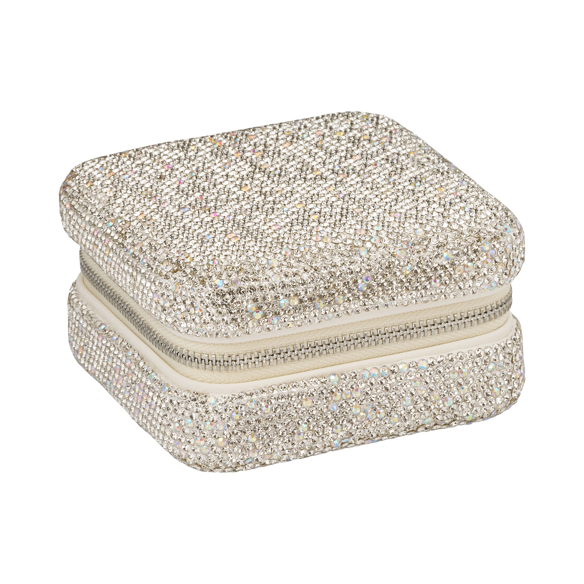 Annebrauner Rhinestone Smykkeskrin