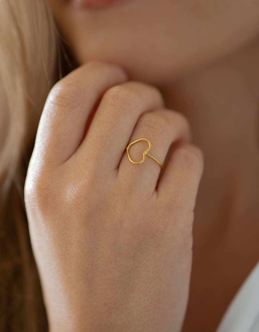 Amor - Hjerte Guld Ring