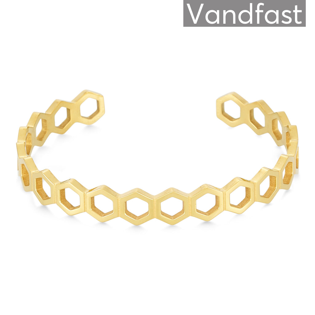 Annebrauner Alexandria 18k Guldbelagt Armbånd - Eksklusiv Æske