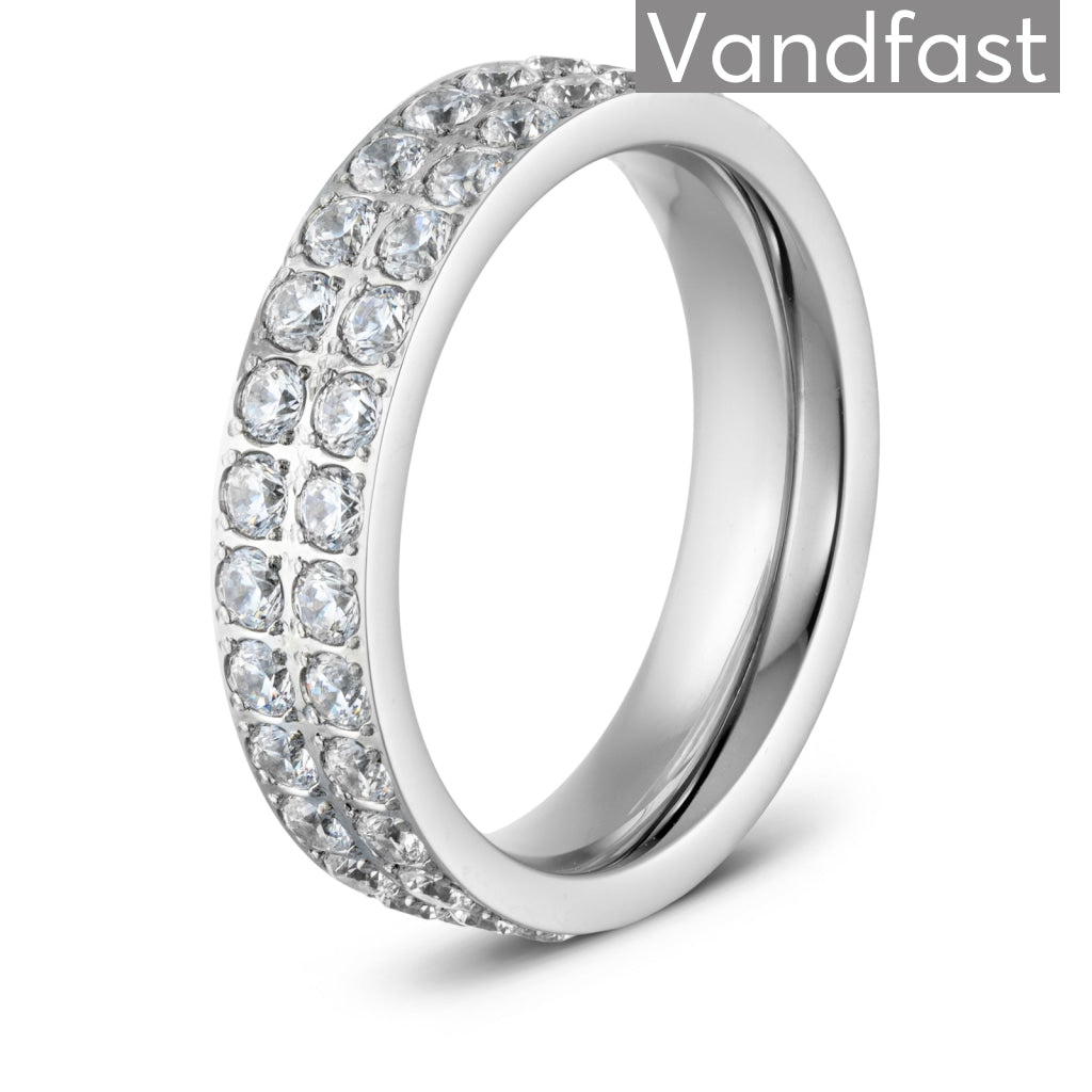 Annebrauner Alliance Ring med CZ zirkonia i Clear