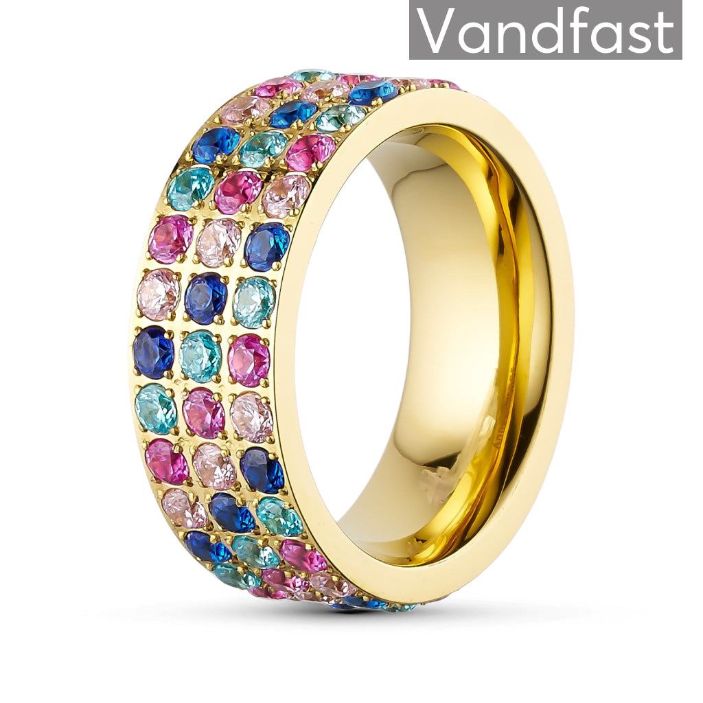 Annebrauner Alliance Ring i 18k Guld med CZ Zirkonia