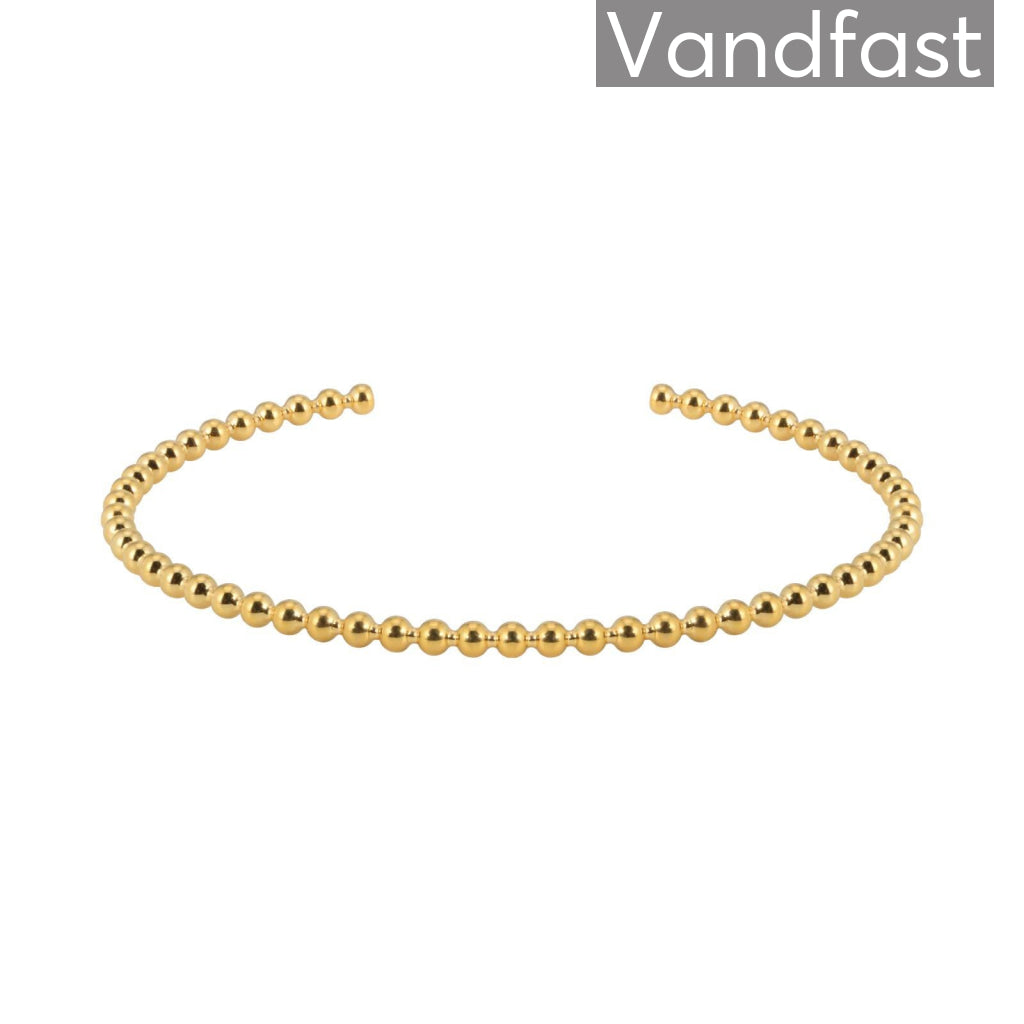 Annebrauner Bangle Ball Armbånd 18k Guldbelagt - Eksklusiv!