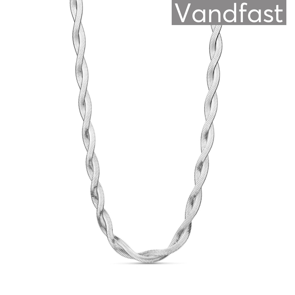 Annebrauner Double Snake Halskæde - Elegant Smykkeæske