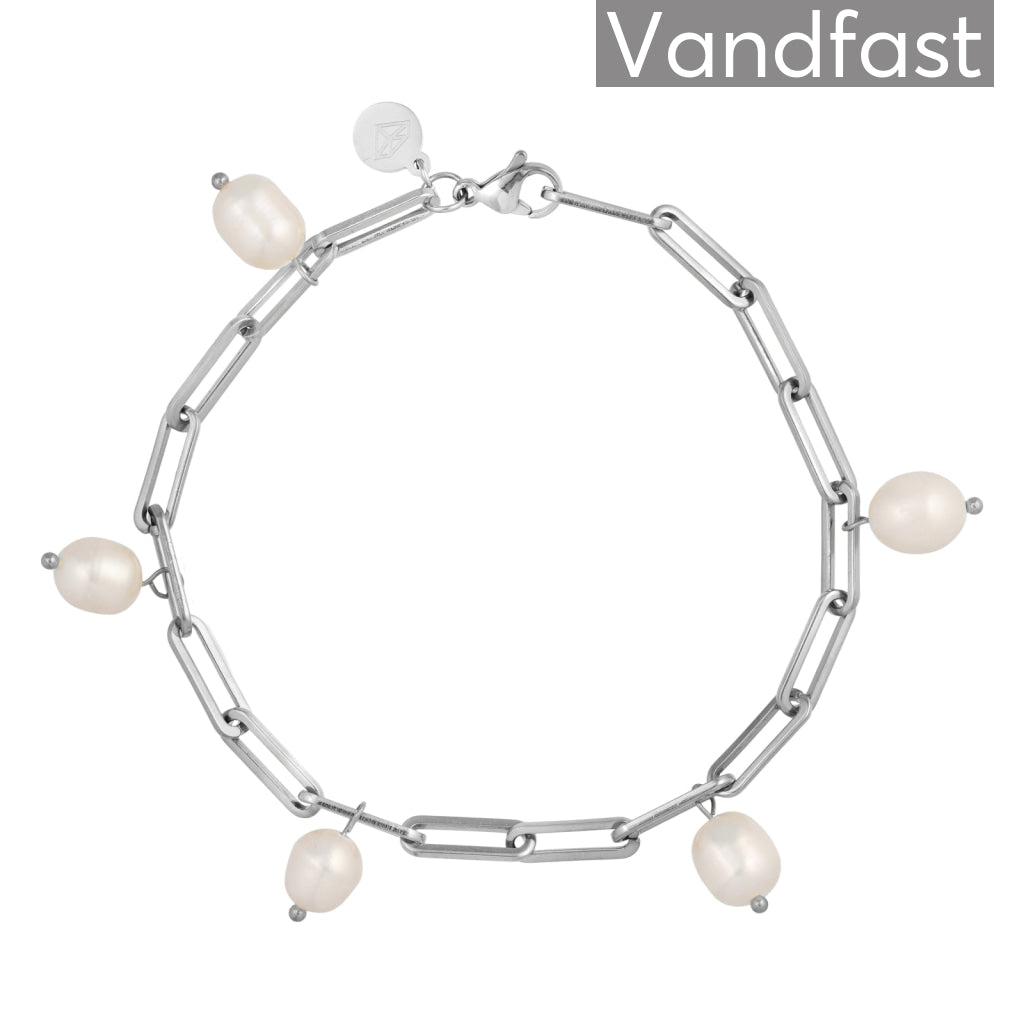 Annebrauner Link Pearl Armbånd i eksklusiv smykkeæske