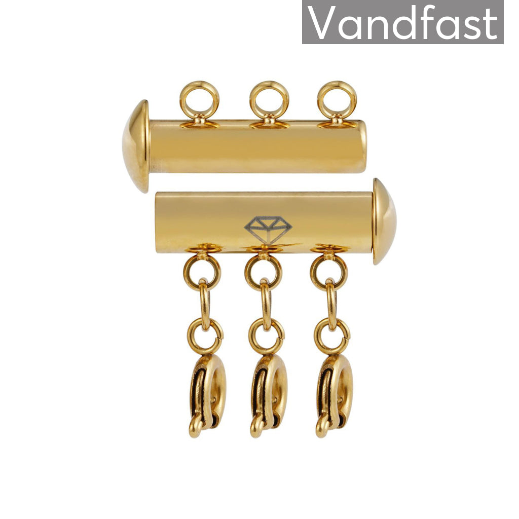 Annebrauner Magnetisk 3 Krog Smykkeholder i 18k Guld