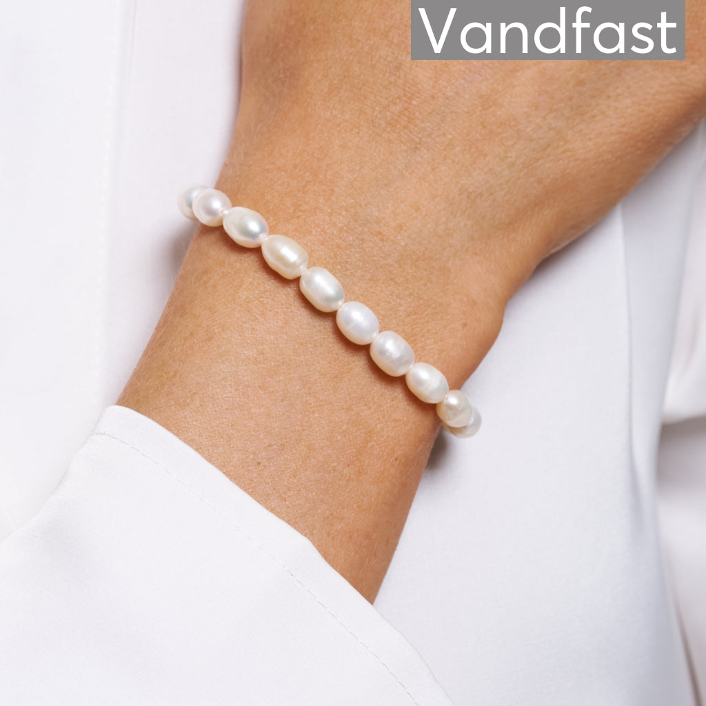 Annebrauner Perle Armbånd - Naturlig Skønhed og Elegance