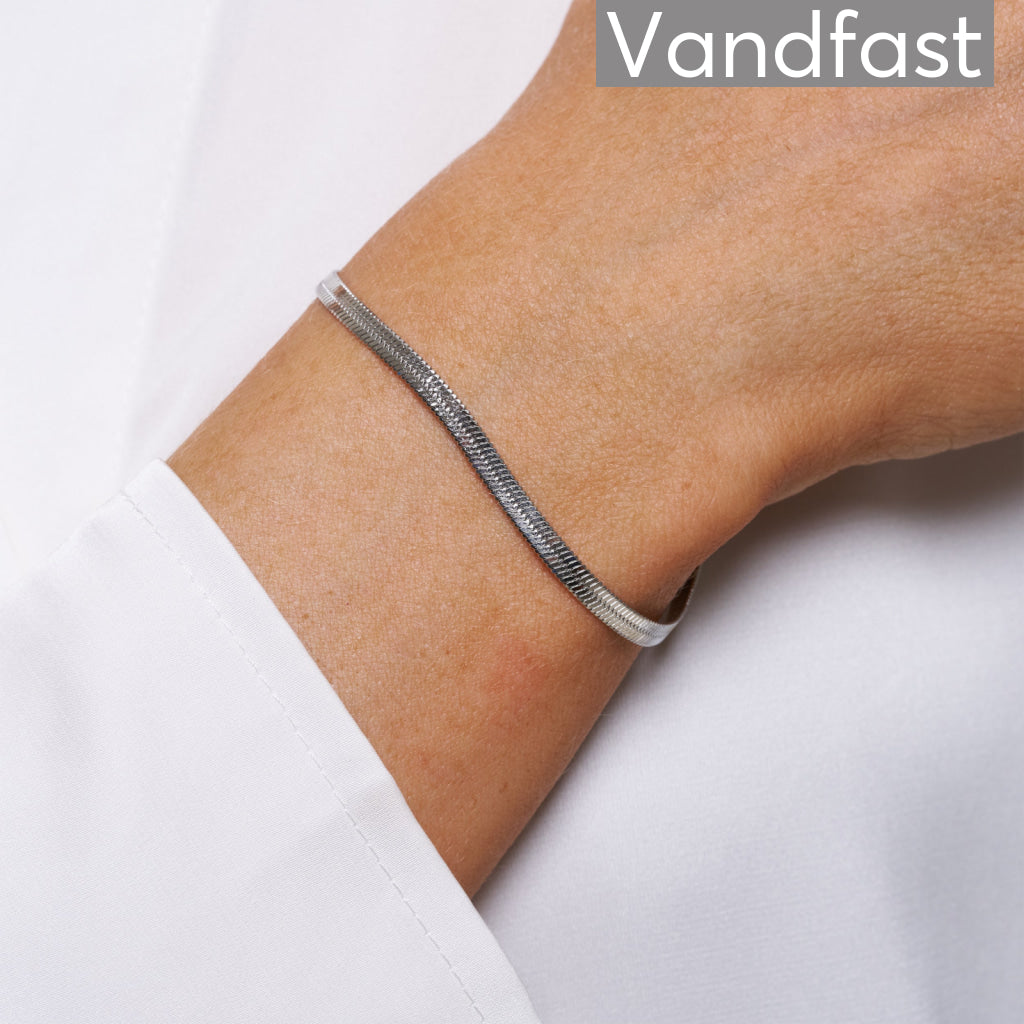 Eksklusivt Annebrauner Slange Armbånd i Smykkeæske - 16 Cm