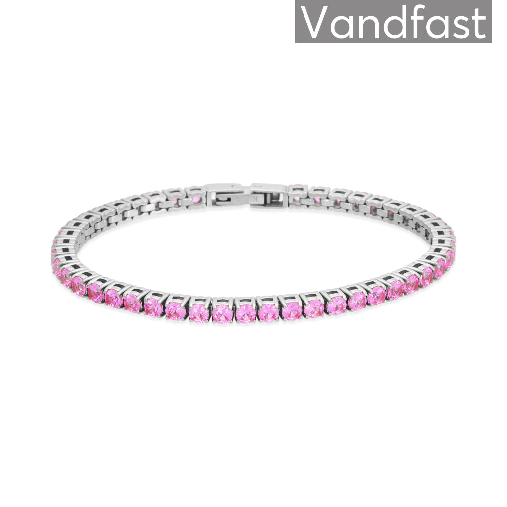 Annebrauner Tennis Petite Rose Armbånd - Luksuriøst Smykke