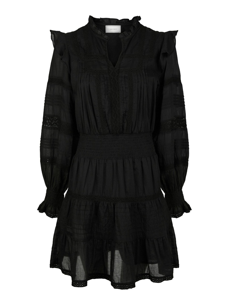 Neo Noir - Aran S Voile Kjole - Sort Boheme Stil