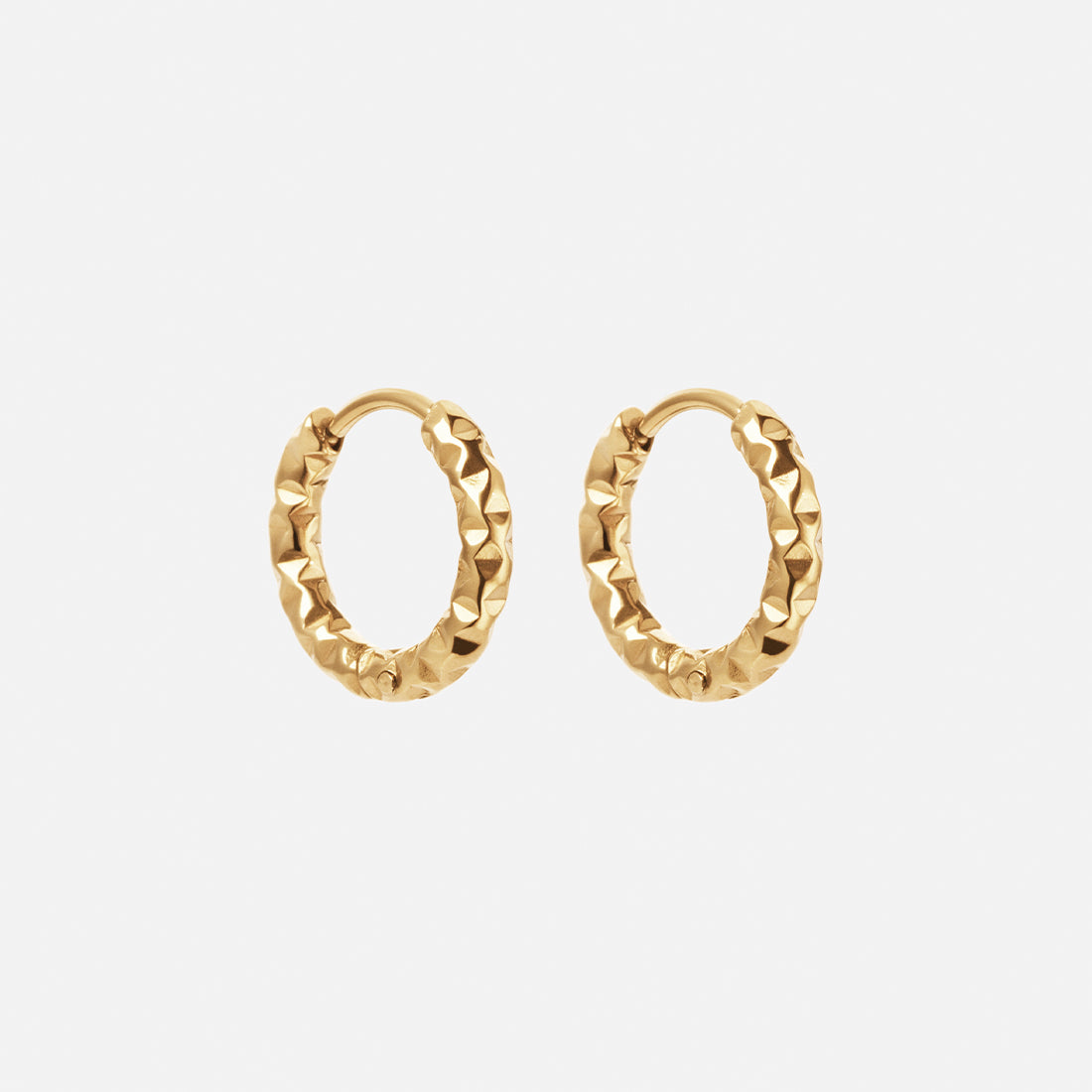 Astra Hoops øreringe 18k Guldbelagt 15mm