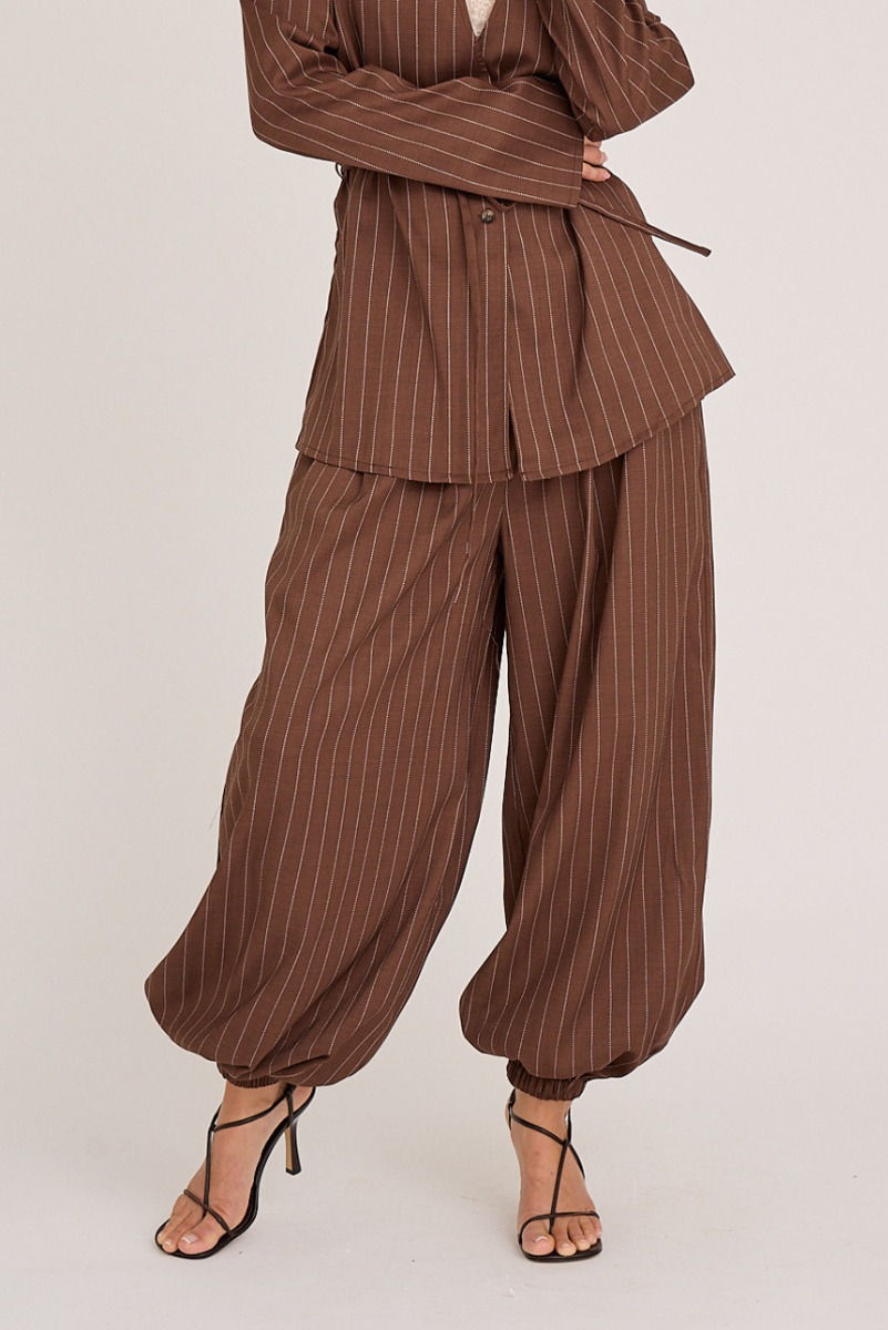 A-view - Bukser - Ollie Pants - Brown Levering Slut November