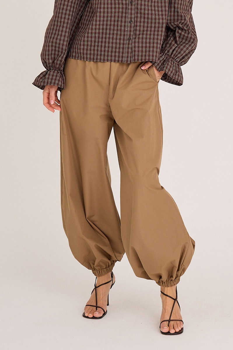 A-view - Bukser - Seven Pants - Brown Levering Slut November