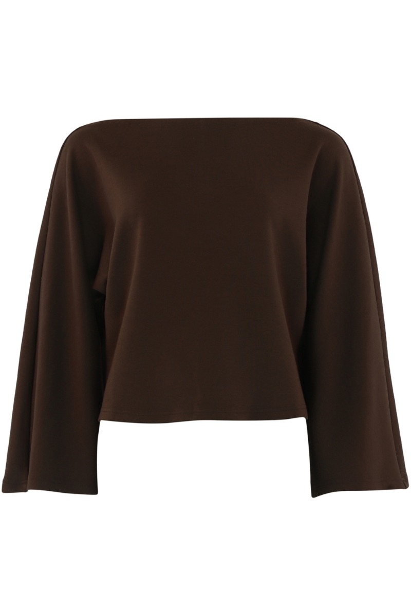 Continue - Bluse - Lauren - Brown Levering I Start November
