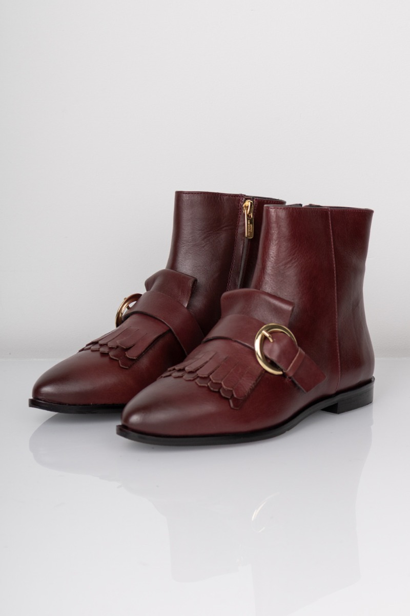 Copenhagen Shoes - Feminin Støvle - Bordeaux Jewel Box