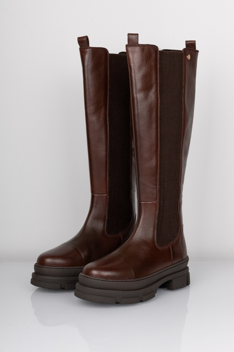 Copenhagen Shoes - Høje Støvler - Mørkebrun Elegance