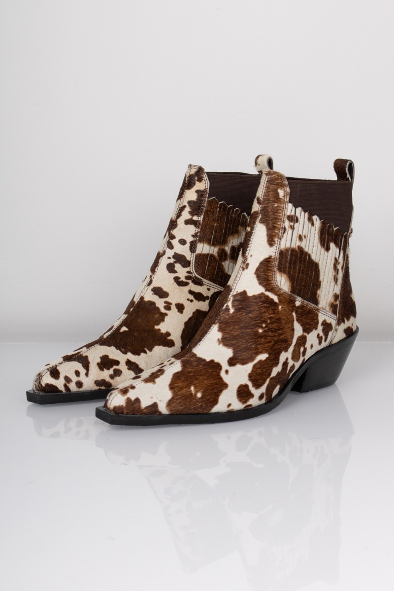Copenhagen Shoes – Støvler – Walking Boot med Ko Print