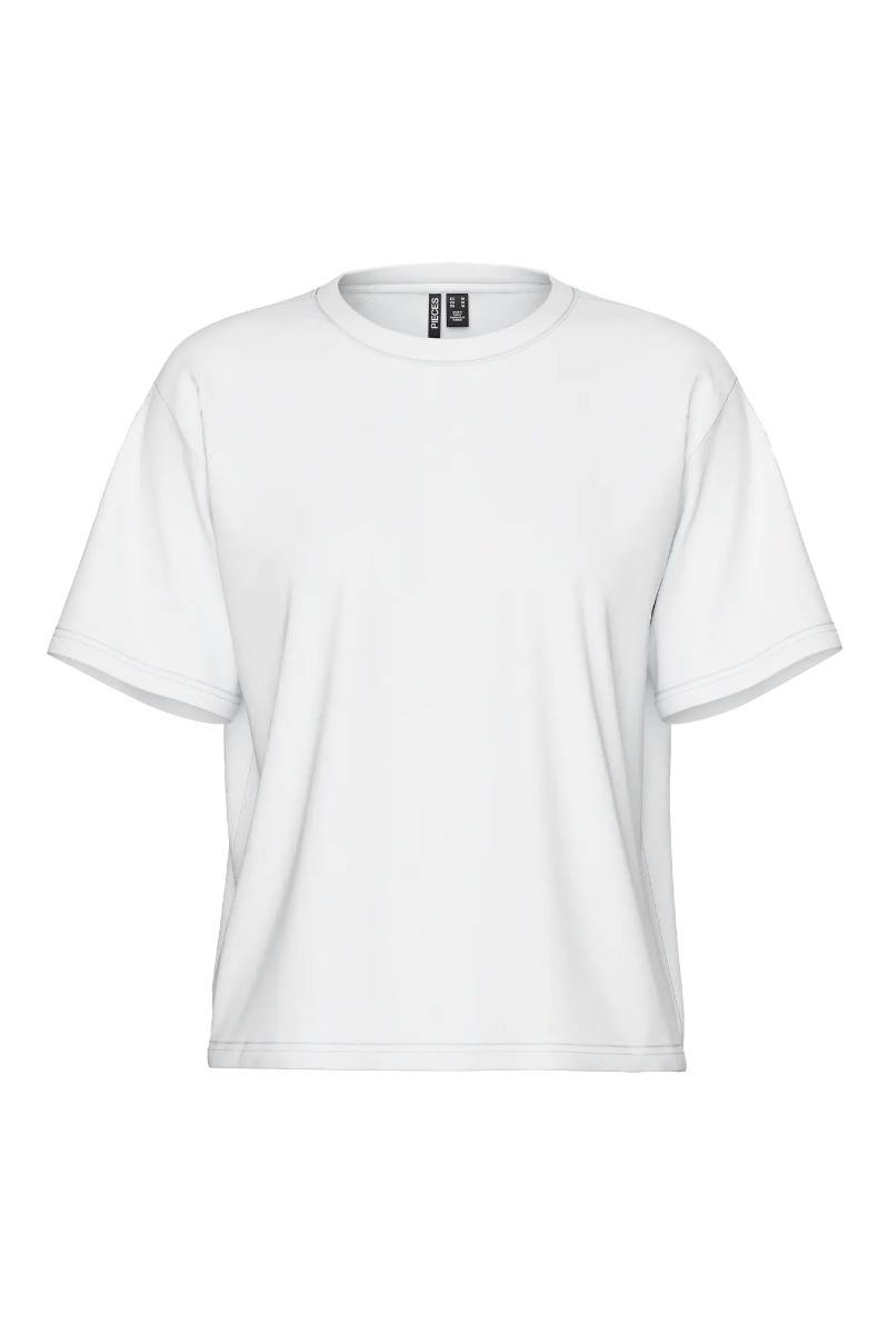 Pieces - Oversize T-shirt - Skylar Ss Tee - Hvid