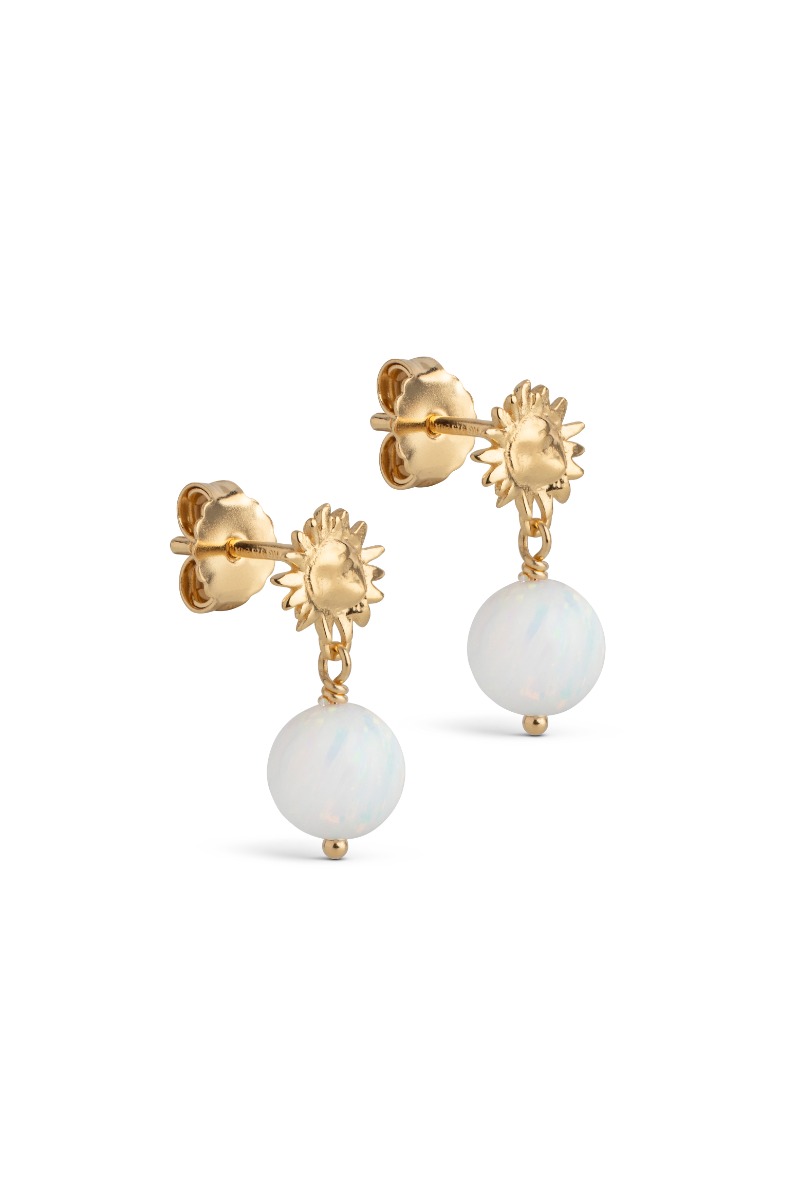 Enamel - øreringe - Earrings Daystar - Globe Opal