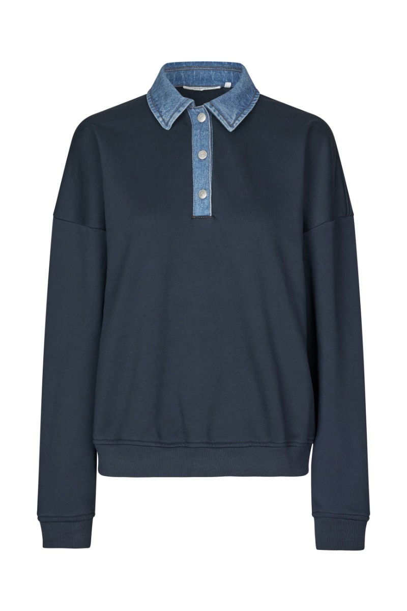 Global Funk - Dandi-g Bluse i Blue Ink til fantastiske priser!