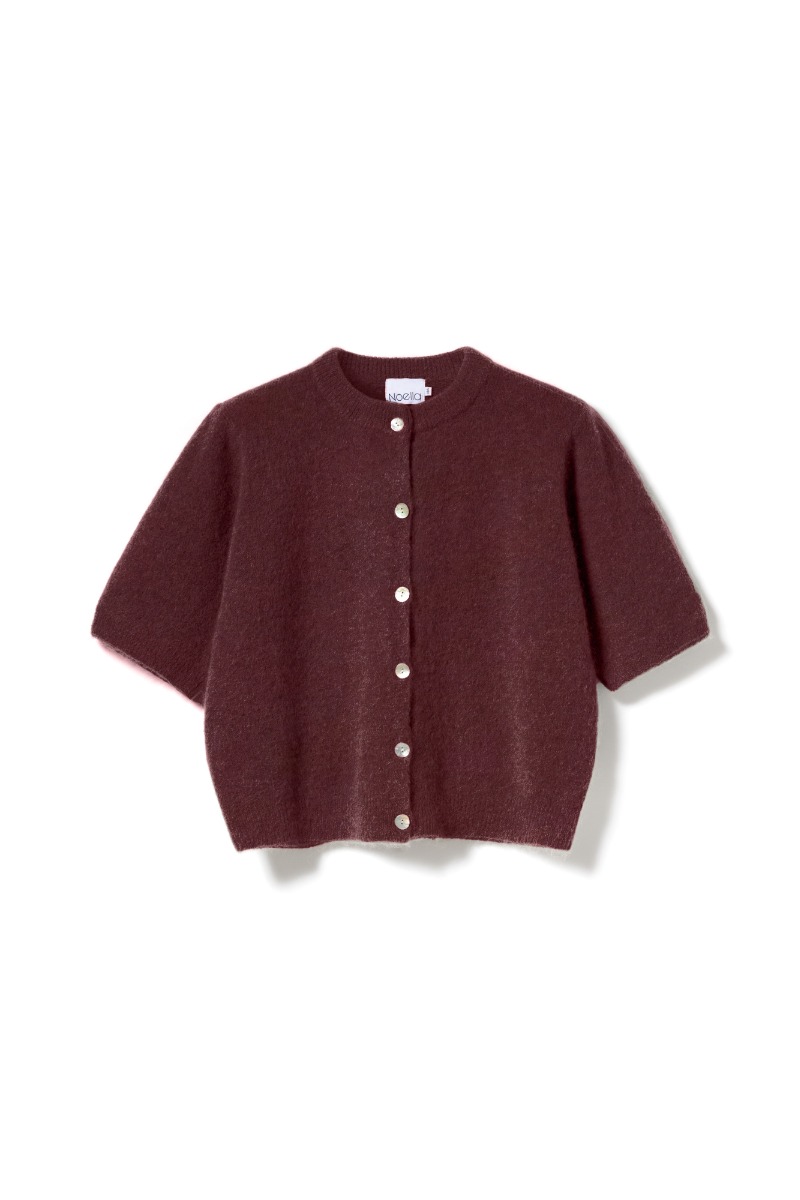 Noella - Kae Ss Strik Cardigan - Rust - Ammevenlig Model